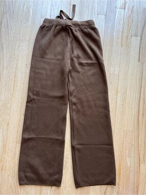 Warm wide legs pants